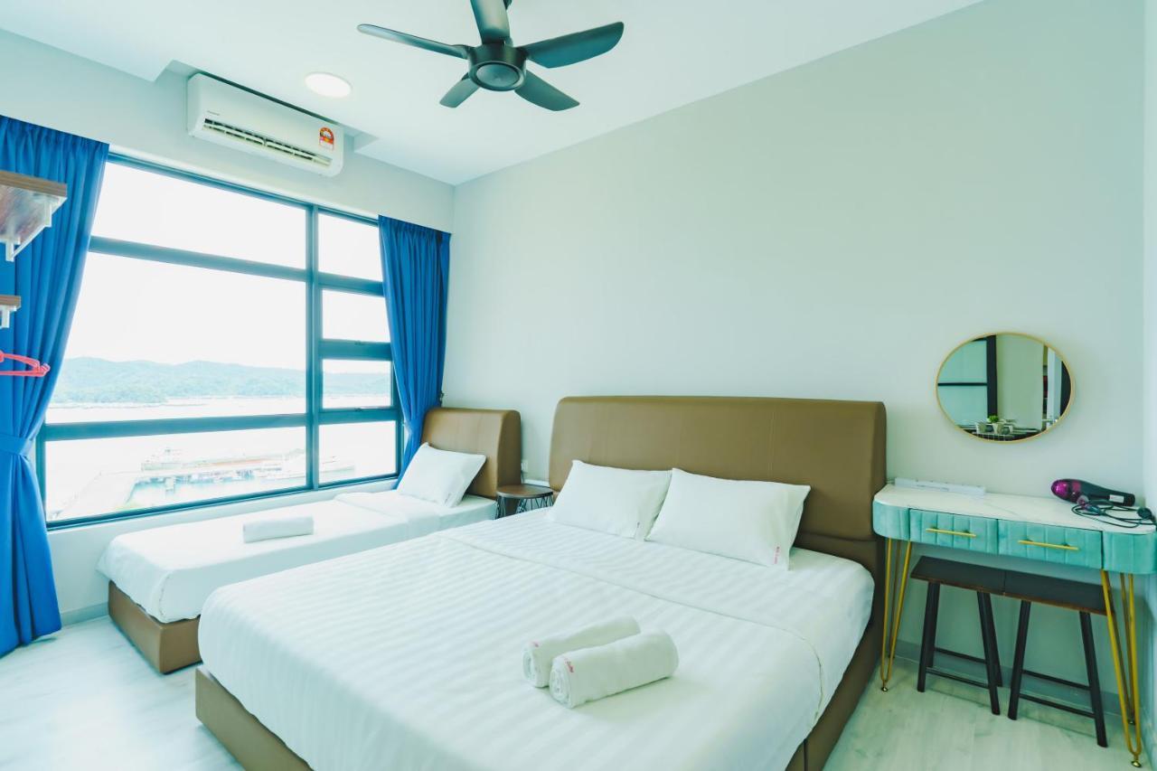 Full Seaview 2R1B Condo For 6Pax In Kota Kinabalu Extérieur photo